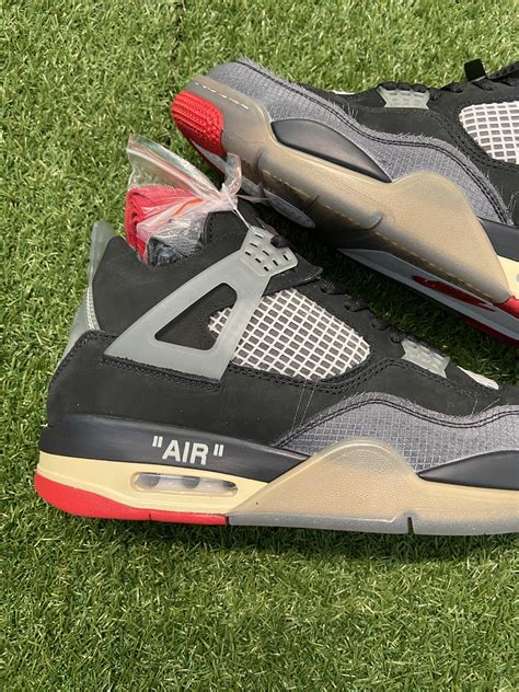 jordan 4 off white bred stockx